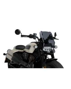 Puig 21321F cupolino fumè scuro New Generation Sport per Harley Davidson Sportster S RH1250S.
