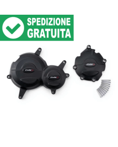 Cover carter motore protezione Puig 21451N in polipropilene da 4mm per il motore della moto Honda CB1000R Neo Sports cafe.