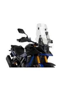 Puig 21688W cupolino Touring trasparente con visore superiore per Suzuki V-Strom 800DE.