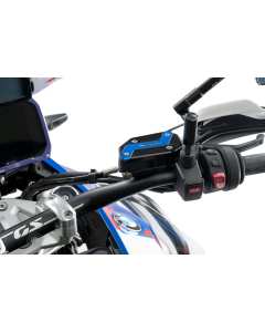 Puig 21873a coperchio serbatoio liquido freni con fregio blu per BMW R 1300 GS.
