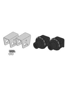 Puig 21889N adattatori pedane passeggero per CFMoto 450NK e 800NK.