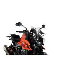 Puig 21995w cupolino trasparente New Generation Sport per Ktm Duke 990 dal 2024.