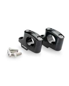 Puig 22038N pullback risers neri con rialzo da 20 mm.