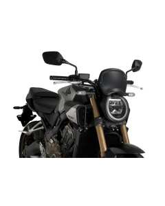 Puig 22138J cupolino nero opaco per Honda CB650R dal 2024.