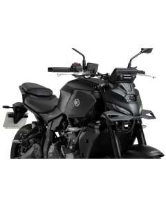 Puig 22417j spoiler downforce anteriore naked Yamaha MT-07 dal 2025 nero opaco.