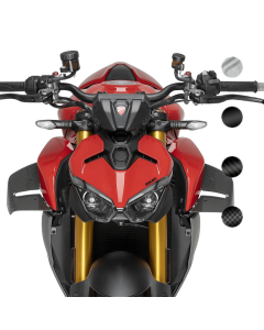Puig 22740 Spoiler Alettoni Aerodinamici D12 per Ducati Streetfighter V2 dal 2022.