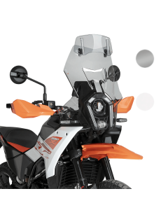 Puig 23150 Cupolino Touring con visore superiore per KTM 390 Adventure R dal 2025.