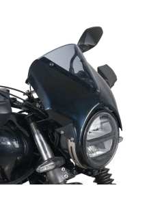 Pyramid 21355 cupolino fly screen nero lucido per Honda GB350S dal 2025.