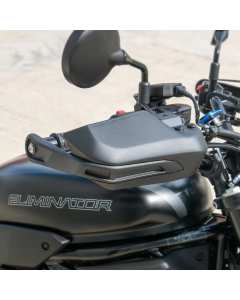 Pyramid 30351M Paramani di Protezione Nero Opaco per Kawasaki Eliminator 500 dal 2024.