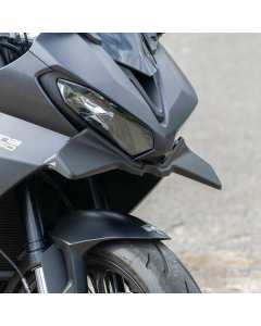 Pyramid 36003M frontal wing nero opaco per Triumph Daytona 660 dal 2024.