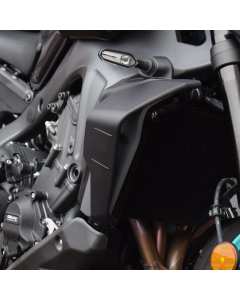 Side wings Pyramid 38265 in Nylon PA12 nero opaco per Yamaha MT-09 dal 2024.