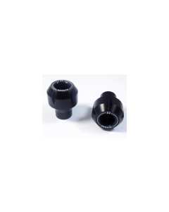 RDMoto A14-PH01K tamponi paratelaio neri PH01 per Aprilia RS660