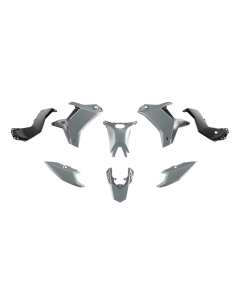 Rtech R-KITT70-GR1-025 kit plastiche Revolution grigio e nero per Yamaha Tenere 700 / Rally dal 2025.