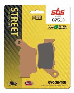SBS 675LS pastiglie freno posteriori sinterizzate.