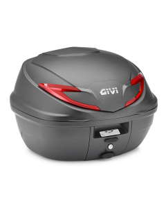 Givi B39N bauletto monolock da 39 litri con catadiottri rossi.