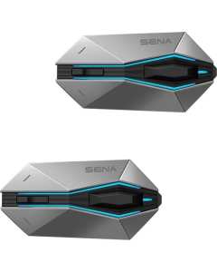 Sena 60X interfono per casco da moto doppio con doppia centralina e kit audio.