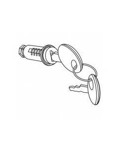 Shad 407311345 chiave e cilindretto di ricambio per bauletto SH58X e SH59X