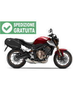 Telaietti porta valigie laterali morbide Shad H0CR61SE per moto Honda CB650R dal 2021
