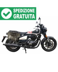 Bags & Bike Classic N/SHO borse moto laterali per Royal Enfield Shotgun 650.