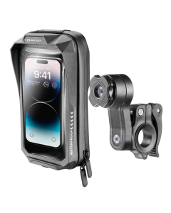 Interphone SMQUIKLOXWPPRO case porta smartphone da moto con aggancio manubrio.