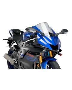 Puig 1946R Spoiler Downforce colore rosso per moto YAMAHA YZF-R6 2020, forniscono equilibrio durante la frenata alla ruota anteriore, maggiore stabilità nei cambi di direzione grazie alle alette laterali che incorporano.  