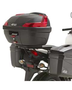 Attacco posteriore specifico GIVI SR1119 bauletto per moto HONDA CB 500 F (13 > 15) e CBR 500 R (13 > 15), piastra inclusa
