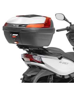 Attacco posteriore specifico per bauletto Givi SR6103M, per moto  KYMCO K-XCT 125i-300i (13 > 17) inclusa la piastra.