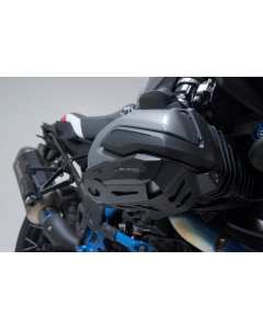 Sw-Motech MSS.07.781.10203/B paratestate in alluminio nero per moto Bmw R1200
