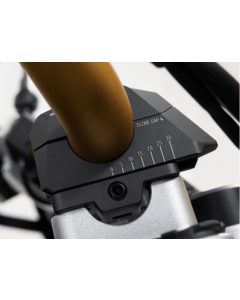 SW-Motech riser manubrio regolabili, silver, antracite e nero