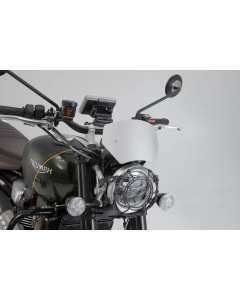 SW-Motech SCT.11.929.10000/S cupolino silver per Triumph Scrambler 1200 XC e XE.