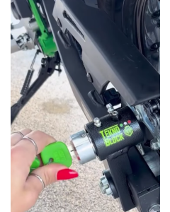 Teknoblock Antifurto blocca corona per Kawasaki KLE500 dal 2026.