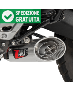 Zard ZTP104S00SSR scarico completo Racing per Triumph Scrambler 400 X.