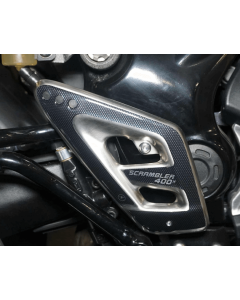 Adesivi protezione battitacco moto Triumph Scrambler 400 X.