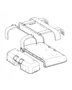 Givi Z2073CBBM coperchio completo TRK33BB e TRK46BB.