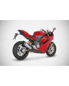 Zard ZDU033S10TTO Terminale di scarico SLIP-ON omologato per Panigale V2 dal 2025.