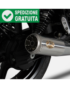 Zard ZMG003S10SSO scarichi slip-on omologati per Moto Guzzi V7 850.