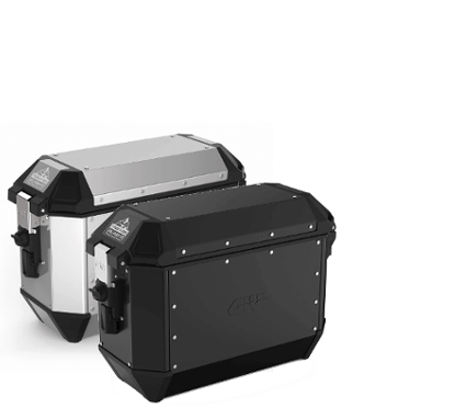 coppia valigie laterali alaska moto in alluminio di Givi