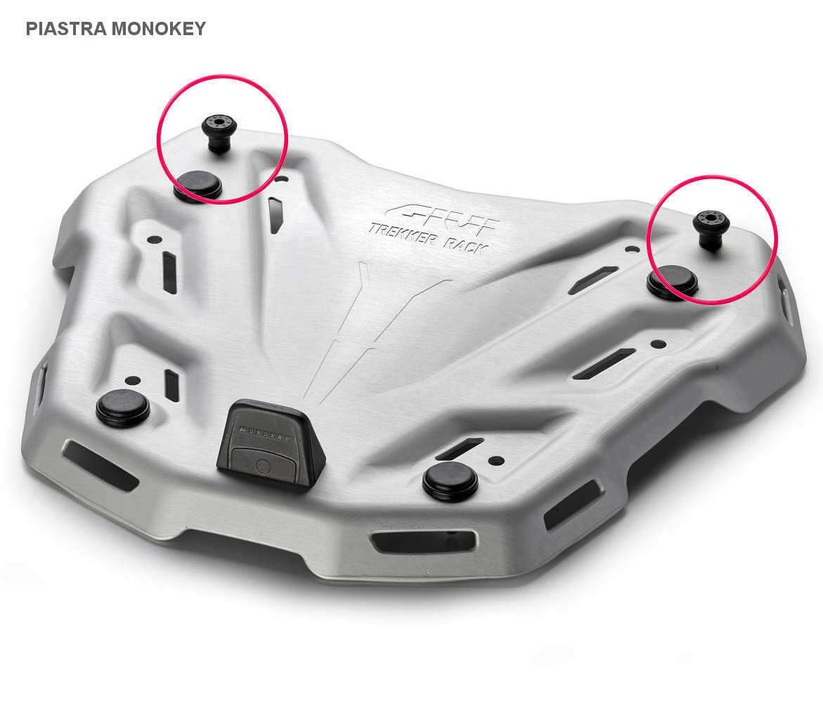 Differenza piastra bauletto monokey monolock Givi