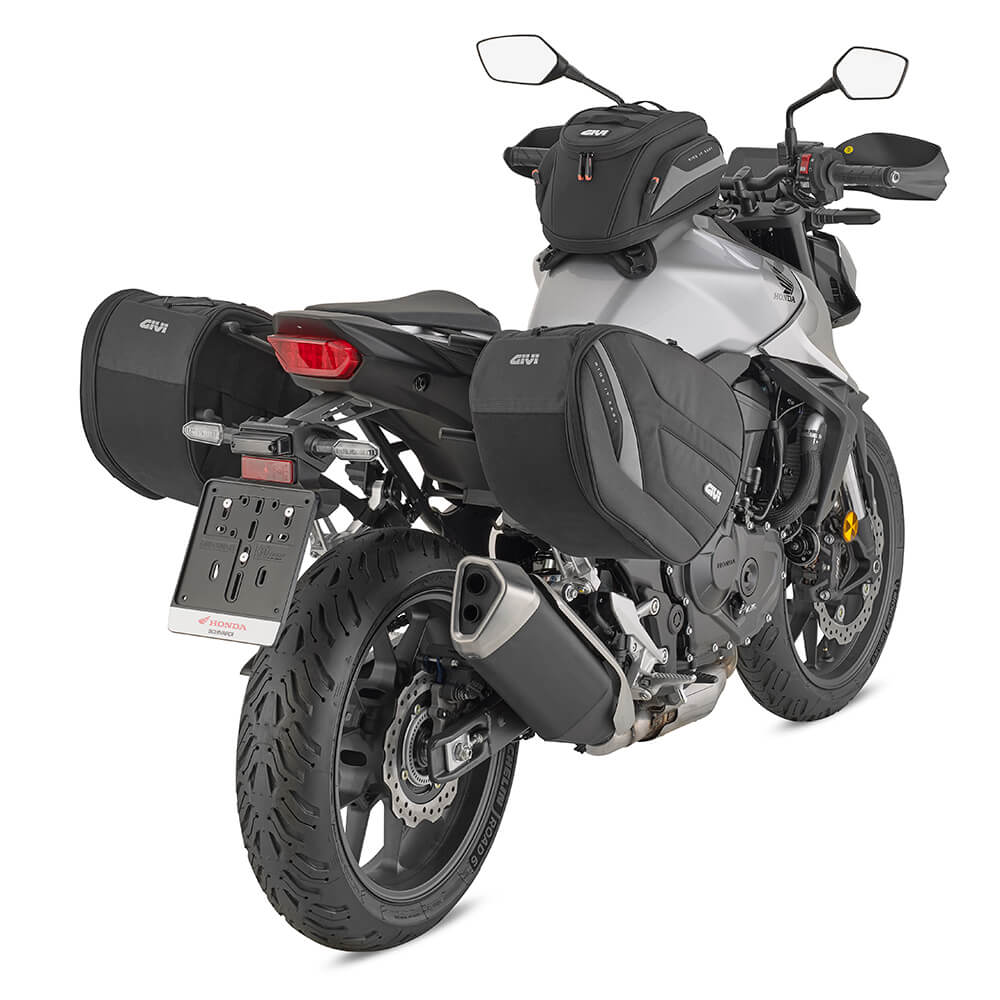 Borse laterale moto espandibili  Givi EASY11 aggancio remove x.