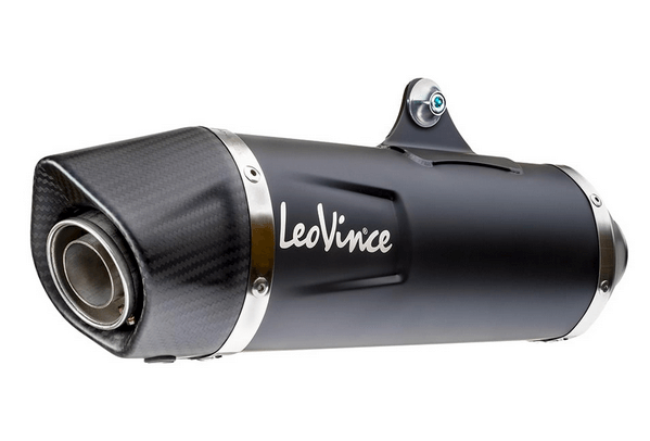 LeoVince 14046 LV-14 R terminale in acciaio modello Nero omologato per Honda X-ADV 750 dal 2025 in acciaio con fondello in carbonio. LeoVince 14046 LV-14 R terminale acciaio nero per la moto Honda X-ADV 750 dal 2025.