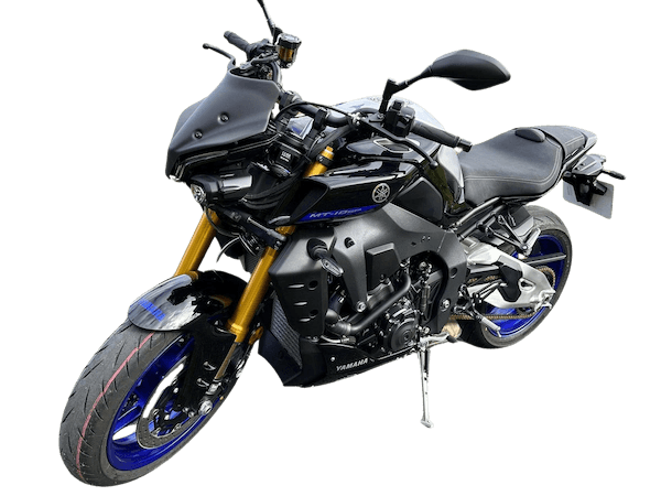 Cupolino ABS black tech 22215F Pyramid per Yamaha MT-10 dal 2022.