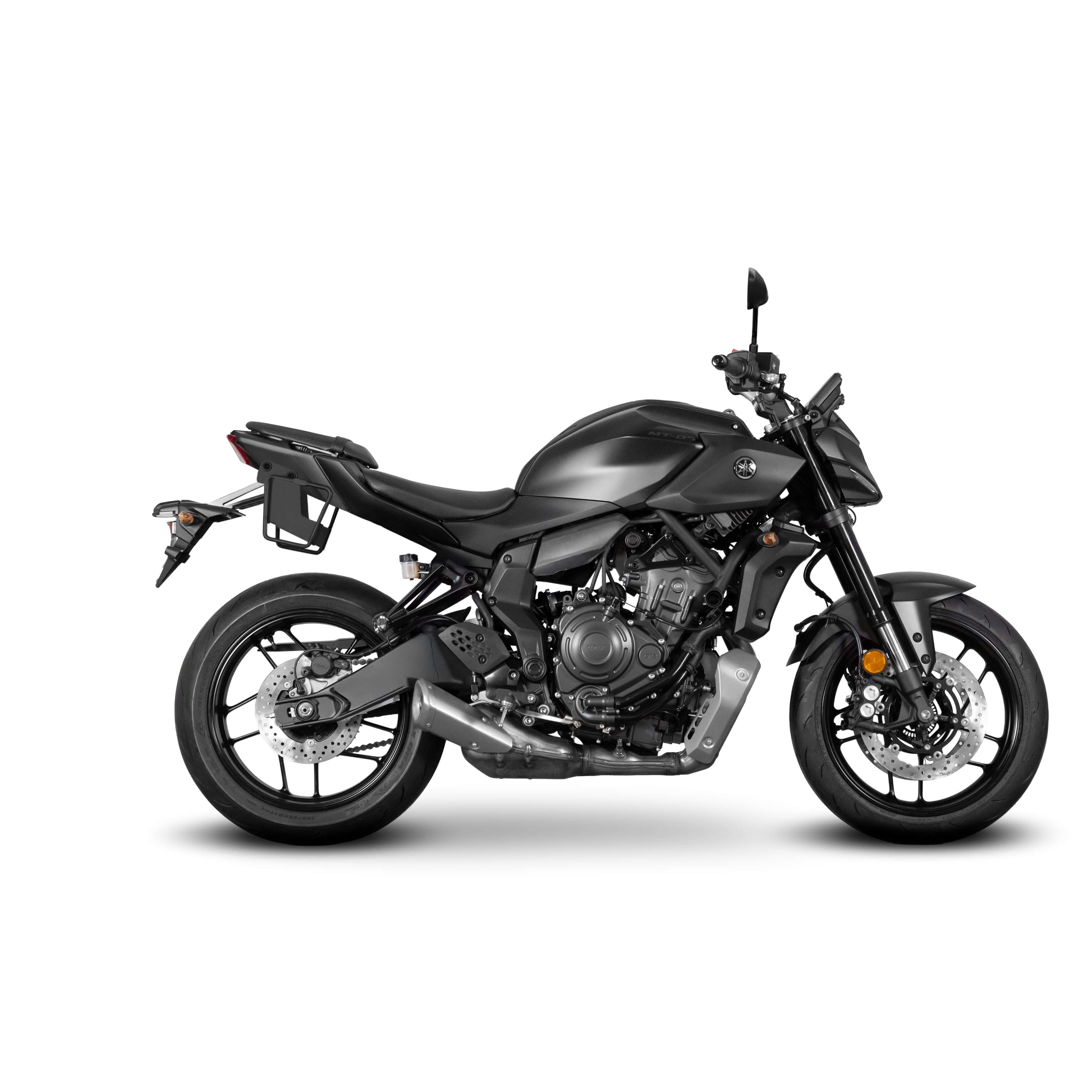 Telaietti porta borse laterali Shad Y0MT75SR per Yamaha MT-07 dal 2025.
