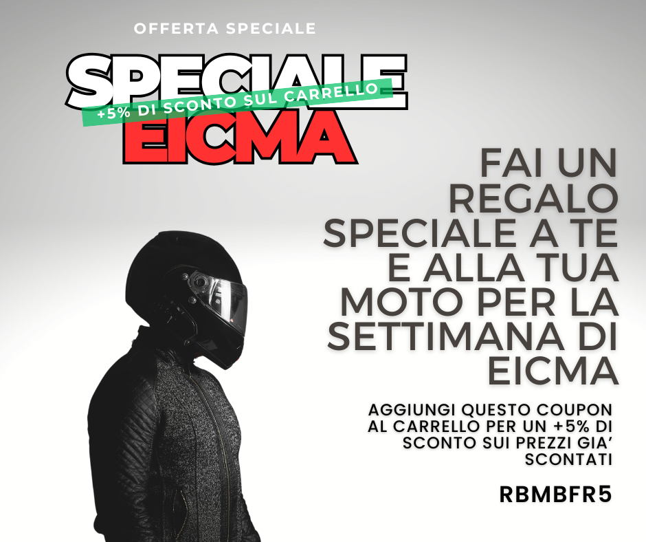 Codice sconto accessori moto Black Friday 2024.