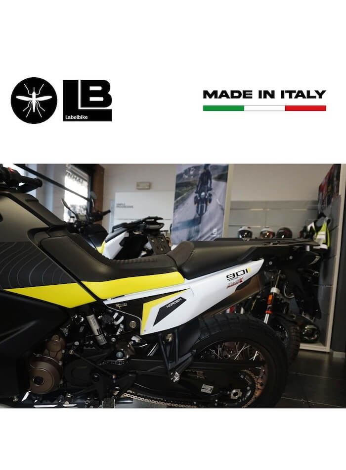 Husqvarna Norden 901 adesivi fianchetti laterali per moto Norden 901