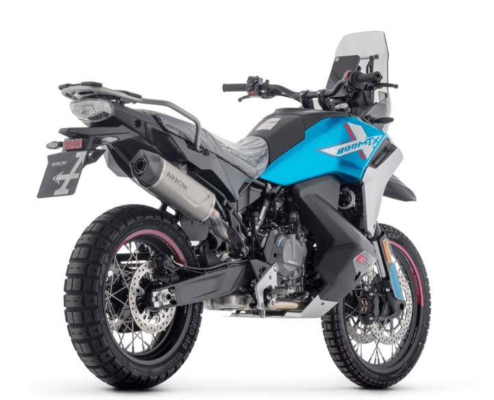 Arrow 71992PK terminale omologato Indy Race Evo Titanio per la moto CFMoto 800MT-X. Scarico Arrow CFMoto 800MT-X.