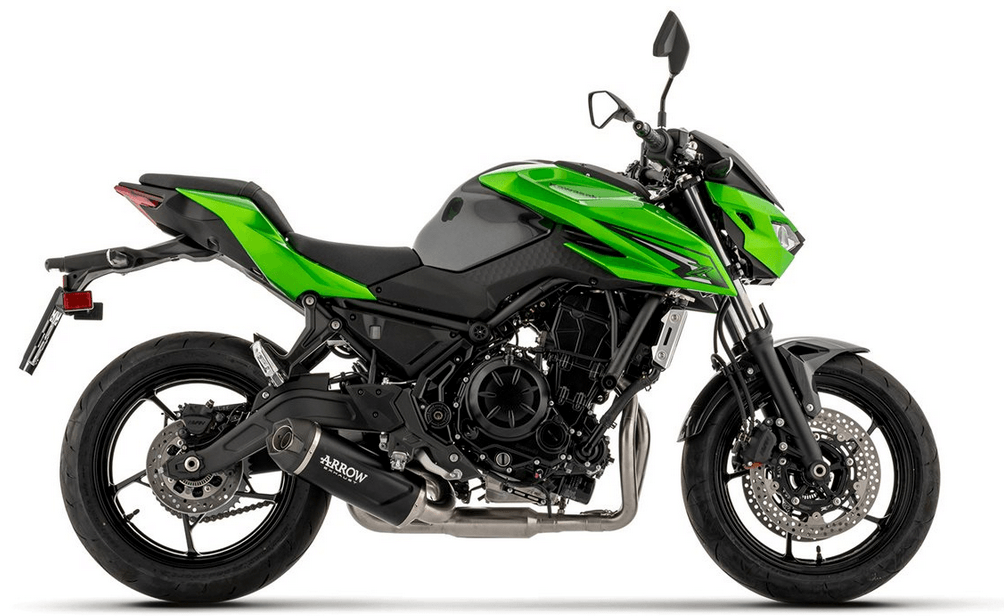 Scarico full system Arrow 77501AKN per la moto Kawasaki Z650S. Scarico completo Arrow 77501AKN.