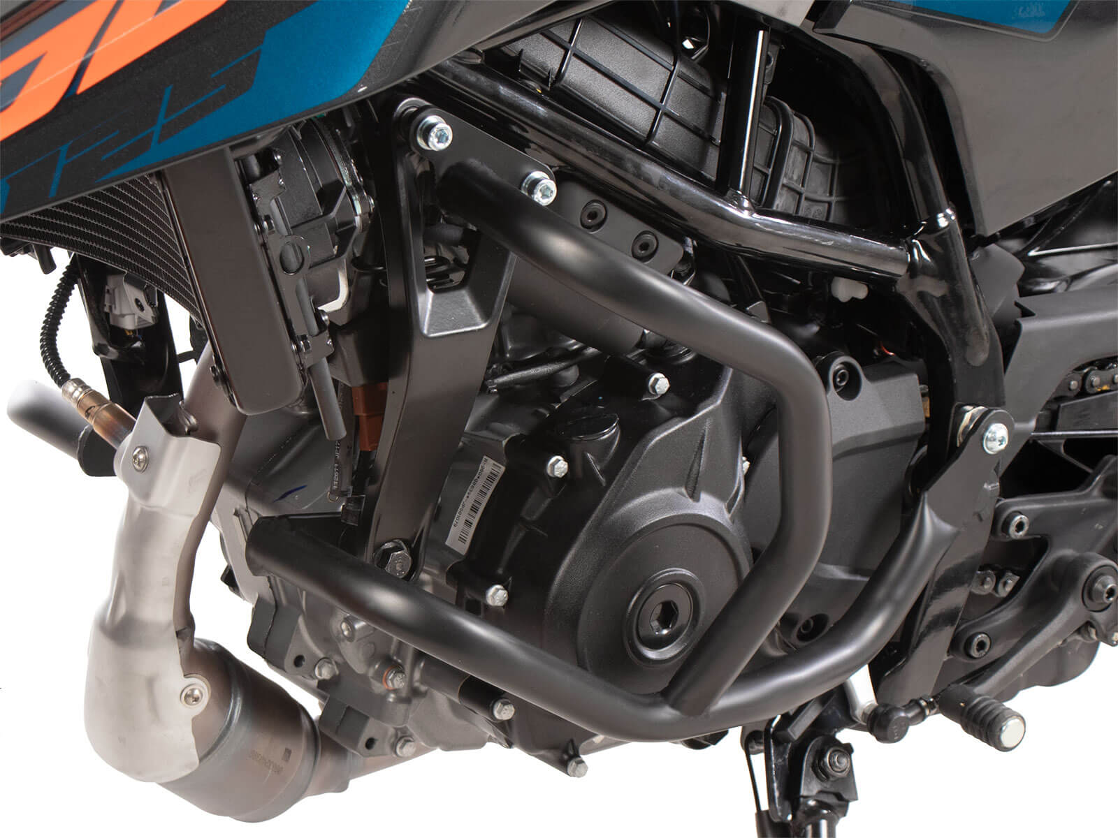 KTM 125 Duke dal 2024 barre paramotore nere. Hepco & Becker 5017671 00 01 coppia di barre paramotore nere per la moto KTM 125 Duke dal 2024.