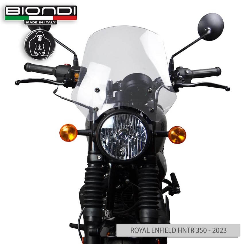 Cupolino alto Biondi 8010433 per la moto Royal Enfield HNTR 350.