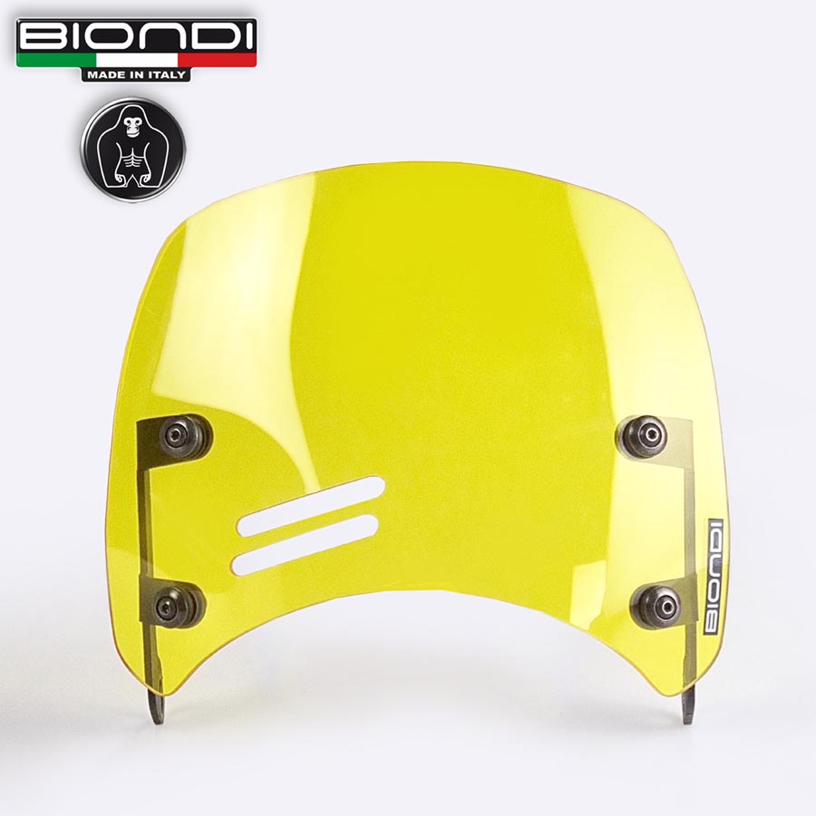 Cupolino basso giallo per Royal Enfield Super Meteor 650.