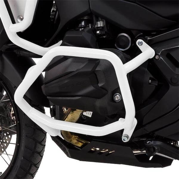 Barre paramotore di colore bianco per Bmw R 1300 GS.